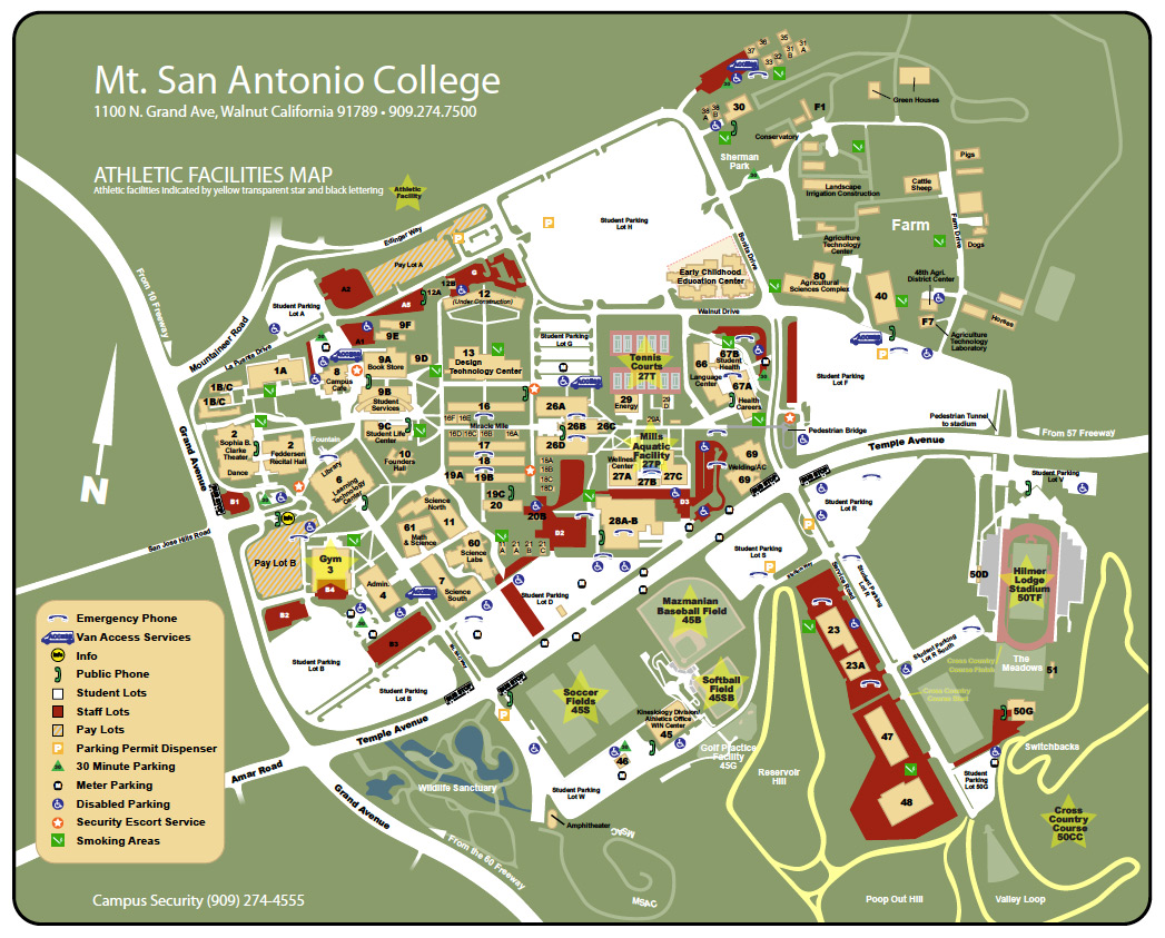 Mt Sac Campus Map Fc Golden State Force | Stadiums